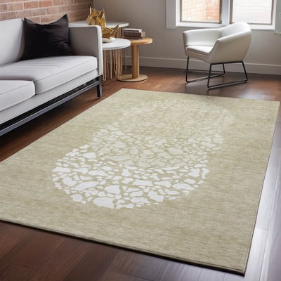 Premium Washable Super Soft Modern Fragments Mayfield Rug