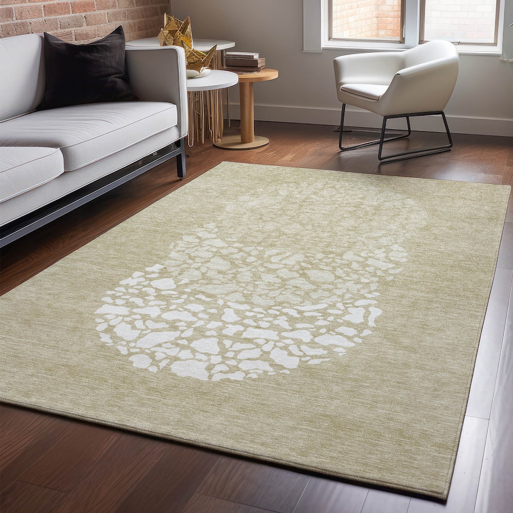 Premium Washable Super Soft Modern Fragments Mayfield Rug