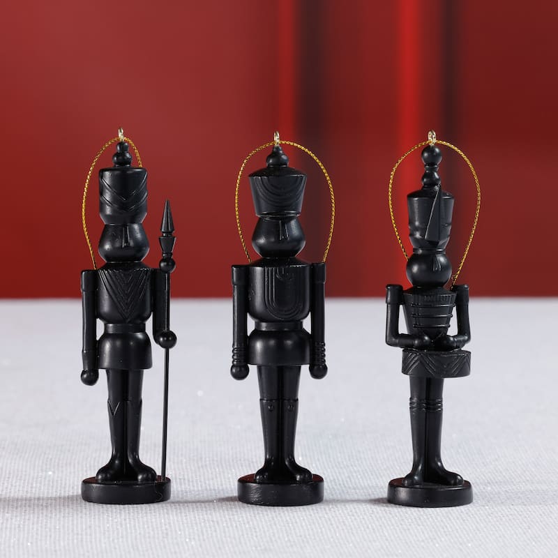 Patrice Soldier Holiday Ornaments, 6 Hanging Pieces (2 Sets of 3 Assorted)
