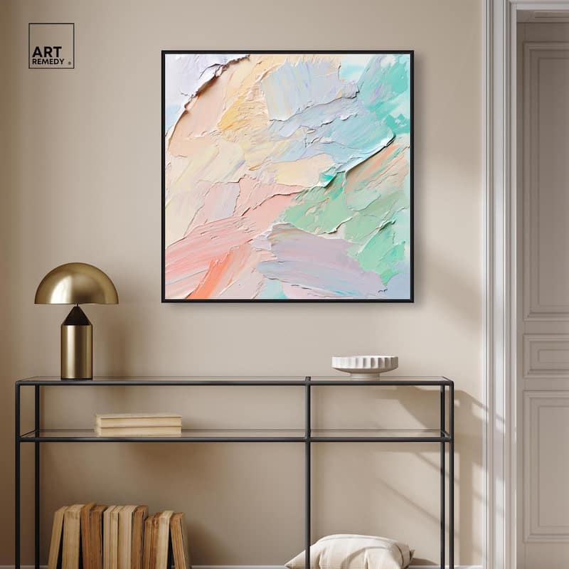 Flowing Mousse III Canvas by Art Remedy