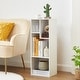 preview thumbnail 11 of 25, VECELO Set of 2 Cube Bookshelves, 3-Tier & 4-Tier Open Storage Shelves with Irregular Cubes for Living Room Bedroom Office