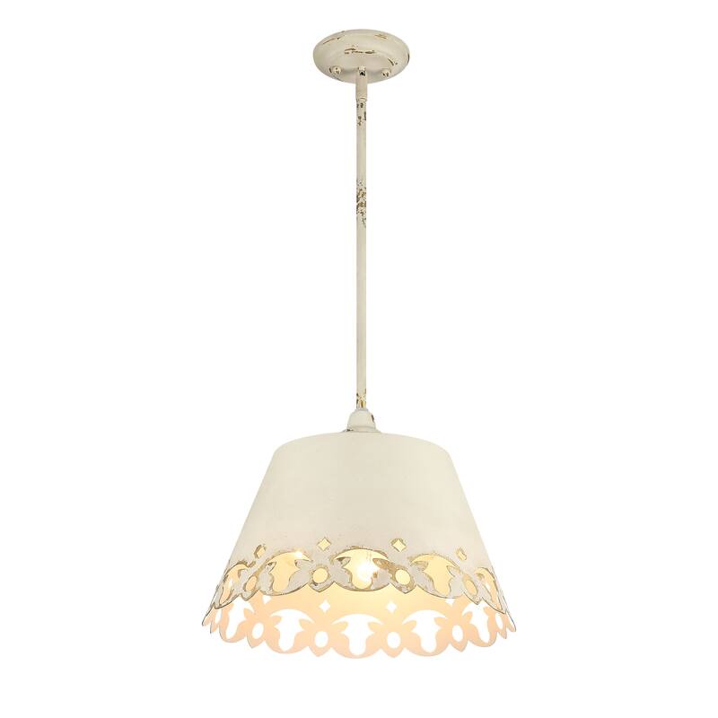 Wry Lighting Eloise 3-light Pendant in Antique Ivory - 3 Light Pendant