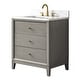 preview thumbnail 55 of 79, Vanity Art 30" Freestanding Bathroom Vanity with Engineered Marble Top and Sink