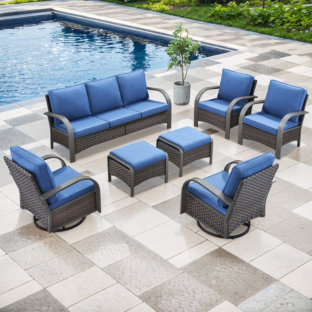Outdoor PE Wicker Patio Furniture Set