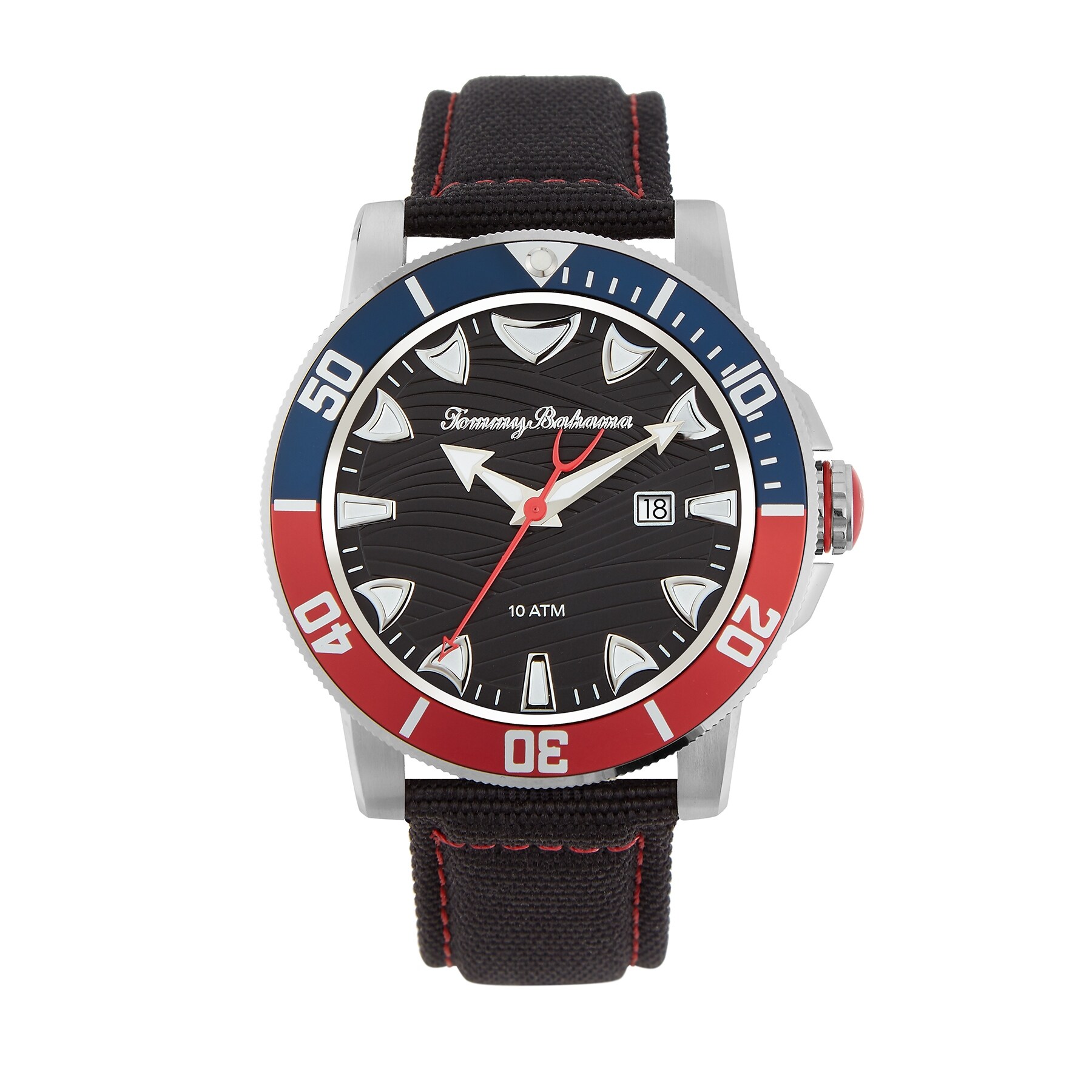 Tommy bahama silicone diver watch cheap