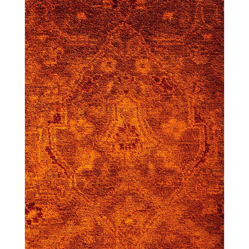 Fine Vibrance One-of-a-Kind Hand-Knotted Area Rug - Gold, 6' 0" x 8' 10" - 6' 0" x 8' 10"