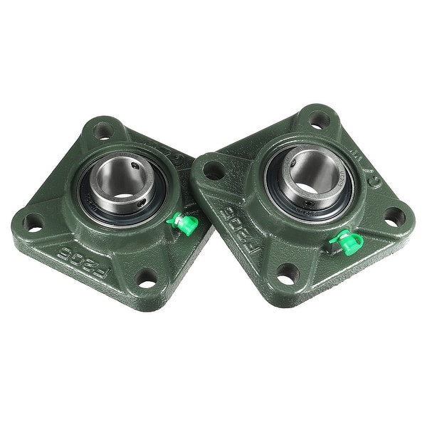 Shop 2pcs Pillow Block Bearing Ucf205 25mm Mounted Bear Square