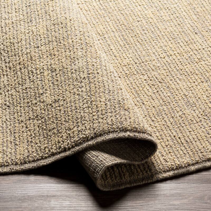 Neve Handmade Modern Textured Wool Area Rug