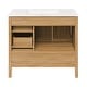 preview thumbnail 6 of 13, Chateau 36" Bathroom Vanity In Natural Oak