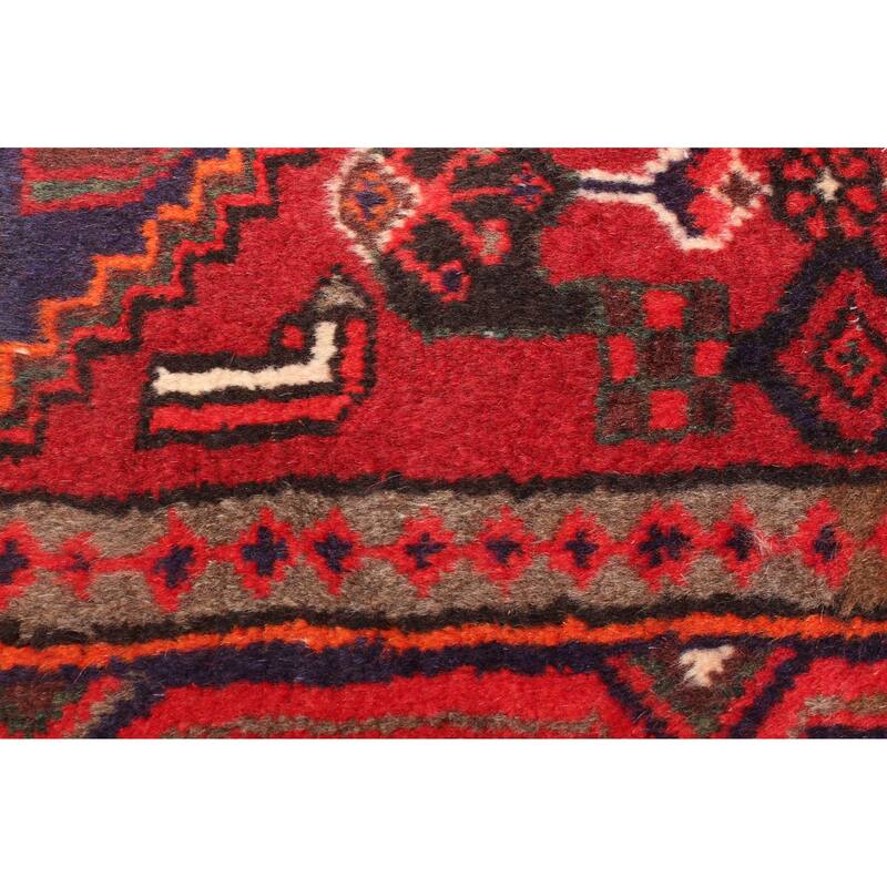 ECARPETGALLERY Hand-knotted Andelz Red Wool Rug - 3'8 x 6'1
