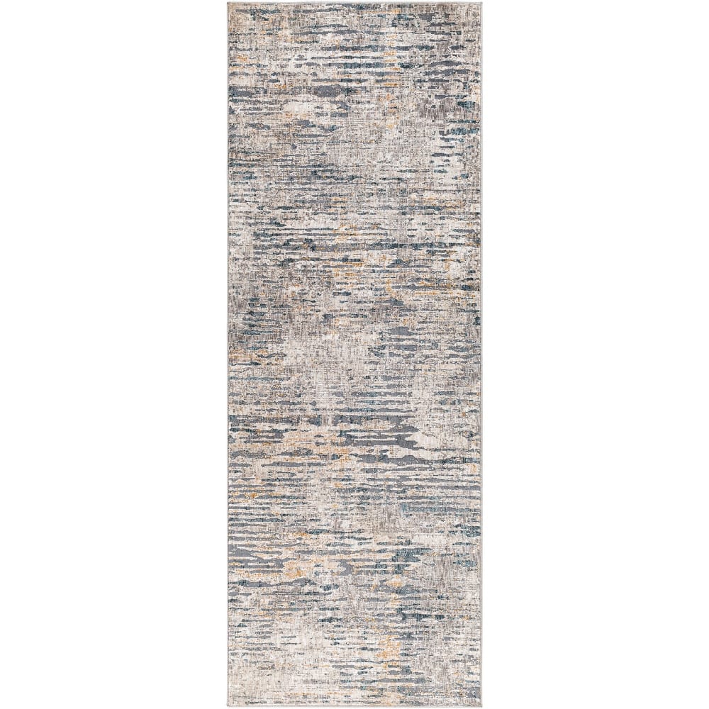Artistic Weavers Wrexham Abstract Gray Blue Area Rug