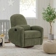 preview thumbnail 25 of 41, Spruce & Spring Freya Power Swivel Glider Recliner Nursery Chair Green-Manual