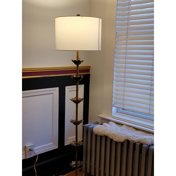 Safavieh landen leaf floor clearance lamp