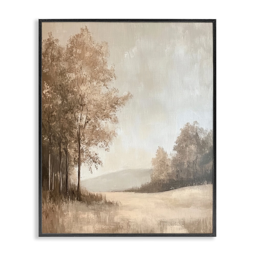 Stupell Country Nature in Winter Framed Giclee Art Design By Petal Prints Design