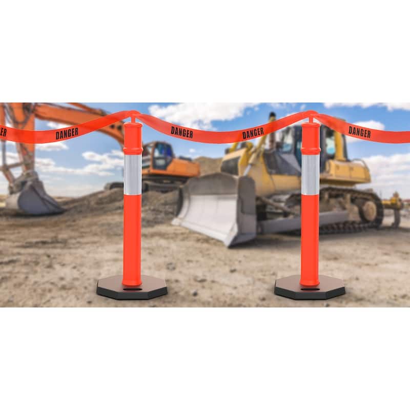 4Pack Traffic Delineator Posts