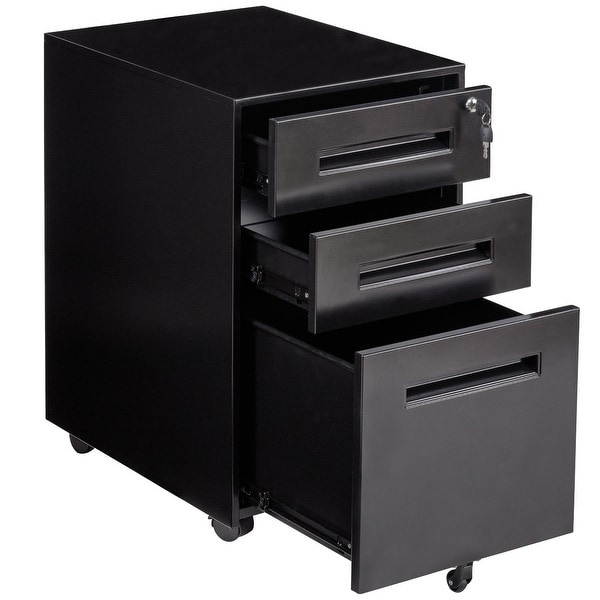 Shop Rolling A4 File Cabinet Sliding Drawer Metal,Office ...