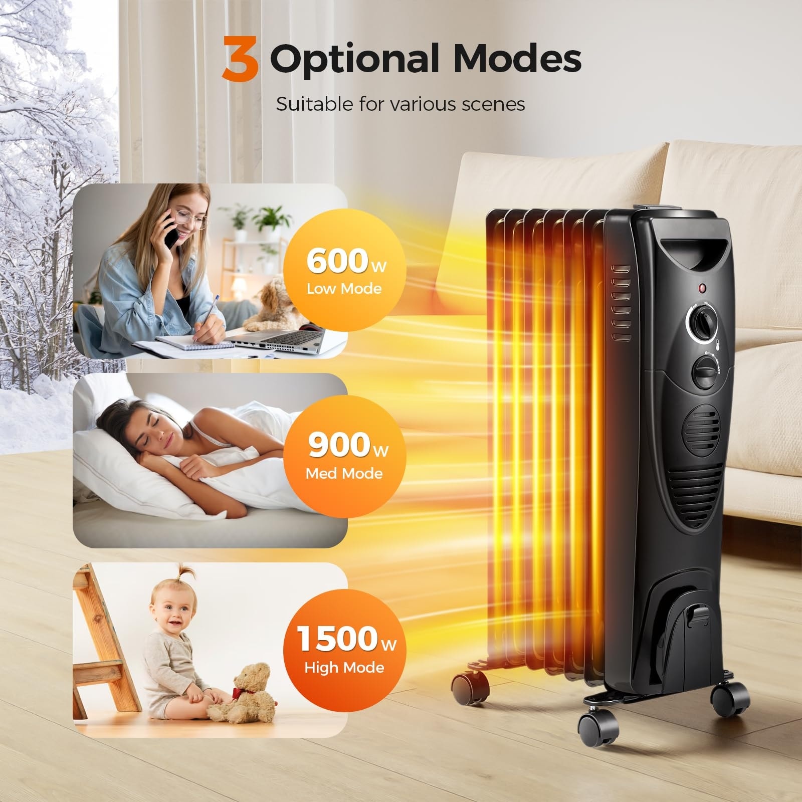 Portable sales electric radiators