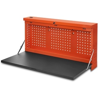 Sportsman series wall outlet mounted folding workbench