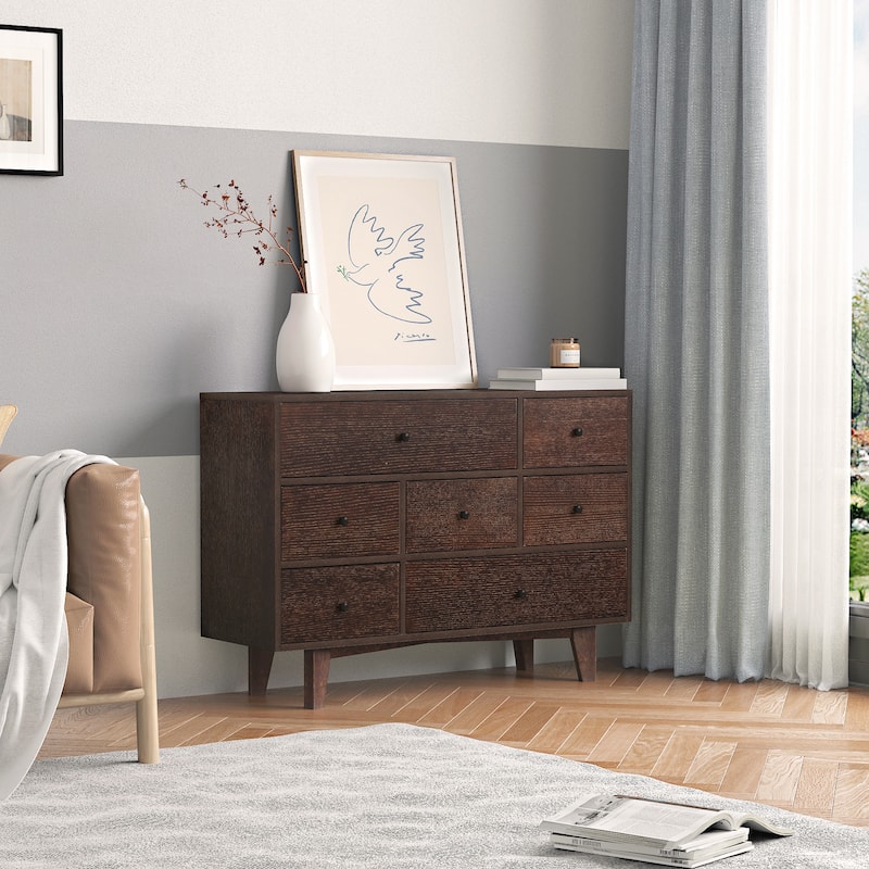 Solid Wood spray-painted drawer dresser bar