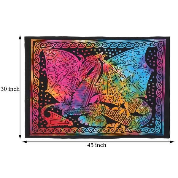 Buddha Printed Cotton Poster Wall Hanging Decor Tapestry 30x45 Inches 30x45 Inches Overstock