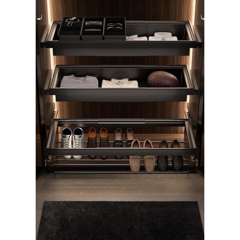 Rev-A-Shelf 5E220-2030-16-5-1 Edge 12-1/16" Deep Shallow Drawer for