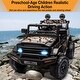 preview thumbnail 6 of 5, Ride on Truck Car w/Remote Control 3 Speeds Black