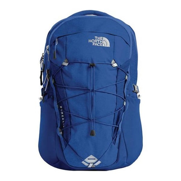 light blue north face backpack