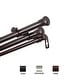 preview thumbnail 6 of 4, InStyleDesign End Cap 13/16" Triple Curtain Rod