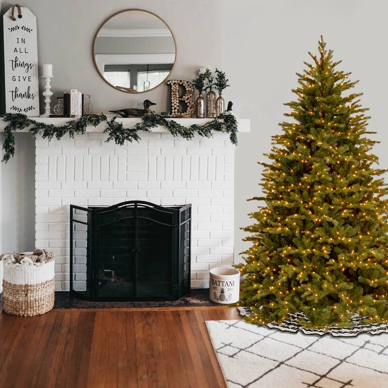 National Tree Company 6.5 ft. Nordic Spruce Tree with Clear Lights - 6.5 Foot