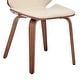 preview thumbnail 31 of 62, Brinley Walnut or Black Wood Upholstered Dining Chair