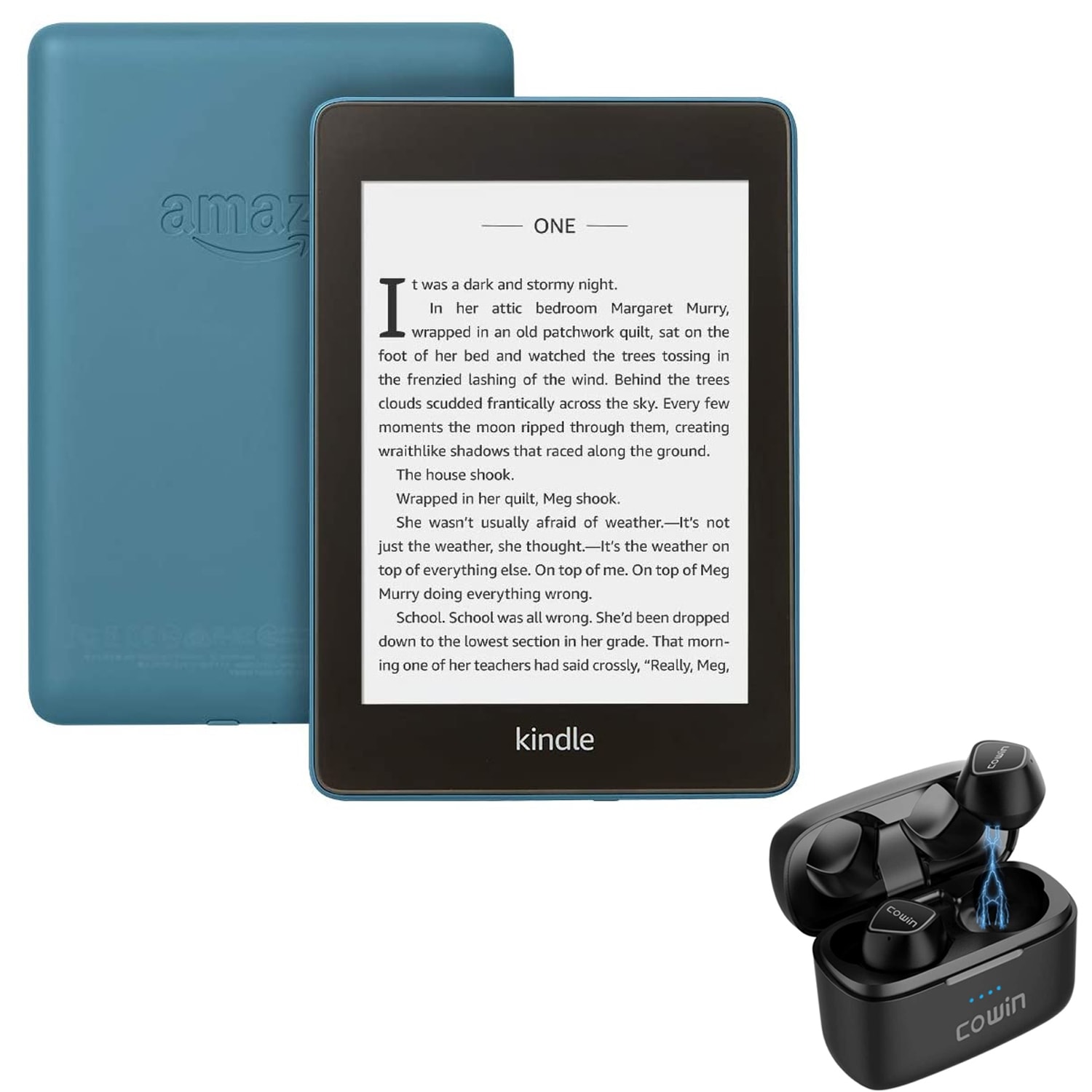 Kindle Paperwhite 32GB Waterproof Ad-Supported- Twilight Blue