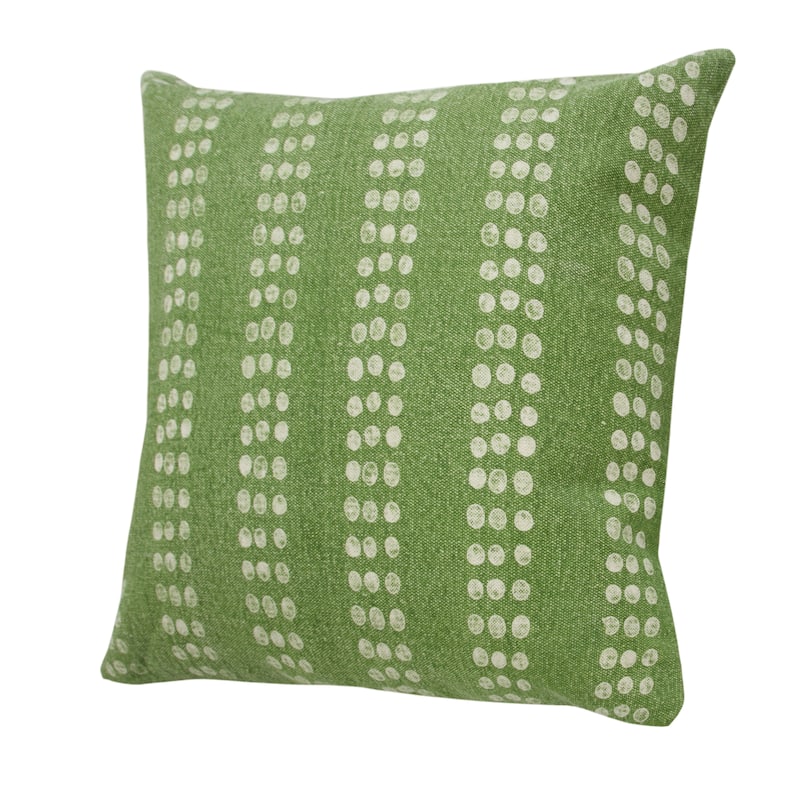 Sevita Polka Dot Stripe Stonewash Throw Pillow, Single or Set of 2