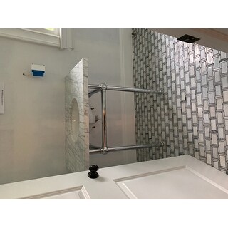 Shop Vintage Carrara Marble 36 Inch Console Sink With