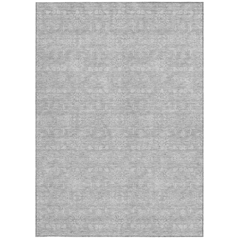 HomeRoots Floral Transitional Rectangle Outdoor Rug