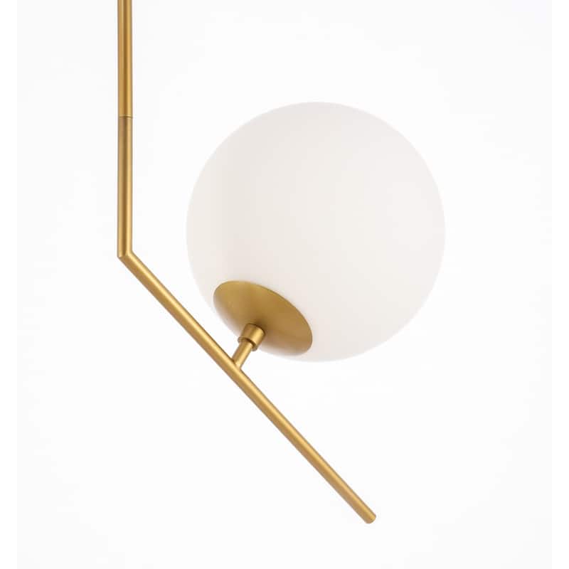 Bastina 10-Inch 1-UpLight Frosted Glass Pendant