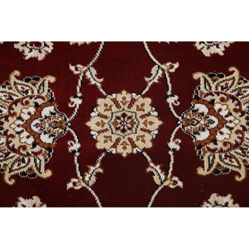 Traditional Floral Red Tabriz Turkish Area Rug Oriental Carpet