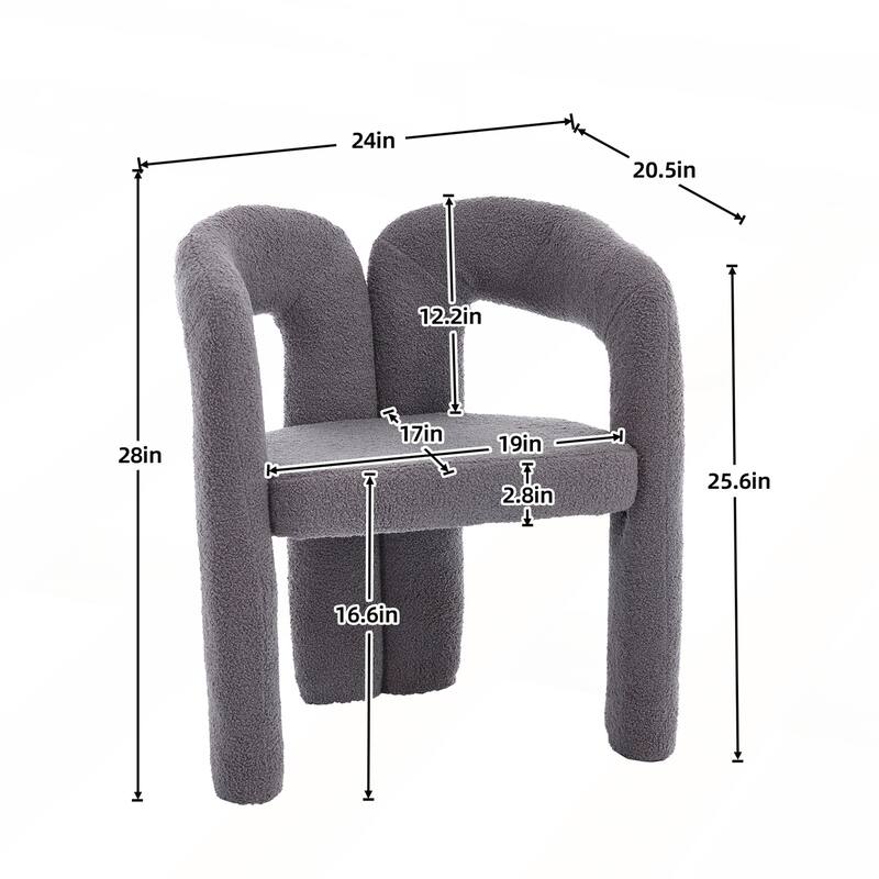 Velvet Fabric Upholstered Accent Chair Set of 2