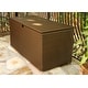 preview thumbnail 33 of 35, Large Outdoor Resin Wicker Storage Box with Waterproof Lid