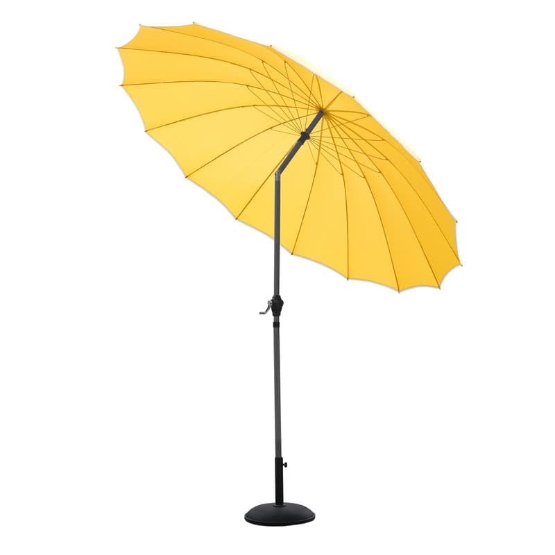 106" Yellow Oriental Summer Parasol