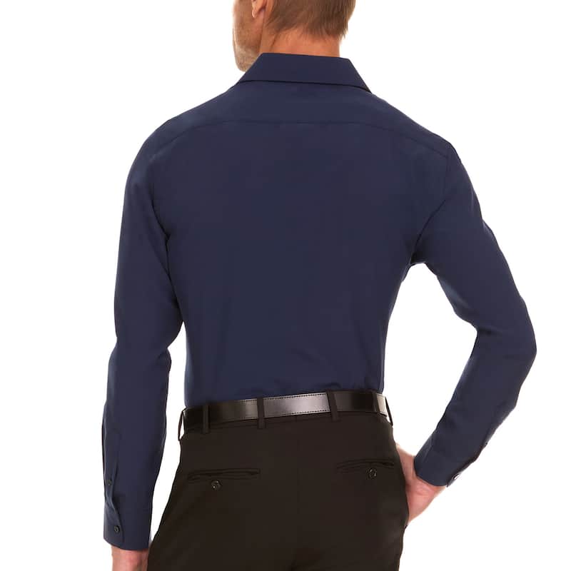 Nautica Men's Wrinkle-Resistant Performance Dress Shirt - Slim Fit