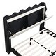 preview thumbnail 59 of 66, Twin Upholstered Bed with LED Lighting, Storage Headboard, and USB Charging Ports