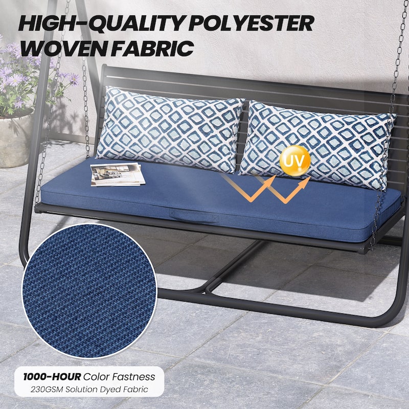 Outdoor Settee Bench Seat Cushion Patio Swing Cushion Loveseat Cushion