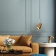 preview thumbnail 4 of 12, Patiy Mid-century Modern Gold Pendant Lights 1-light Dimmable Island Lighting with Metal Shade