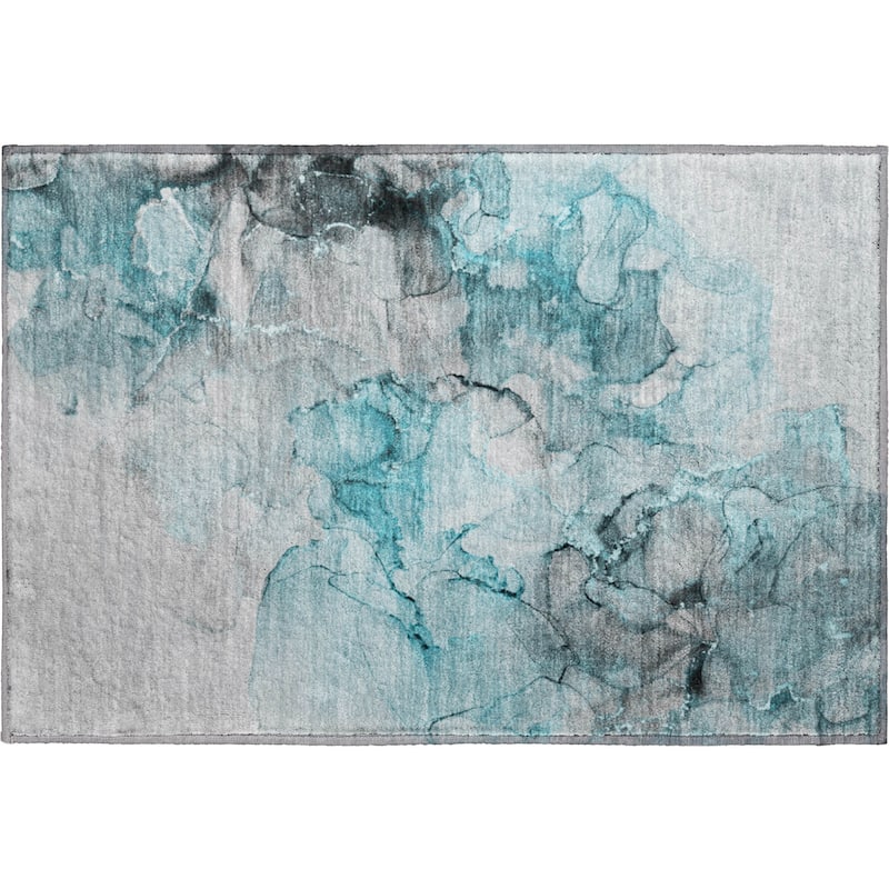 Premium Washable Super Soft Contemporary Watercolor Mayfield Rug