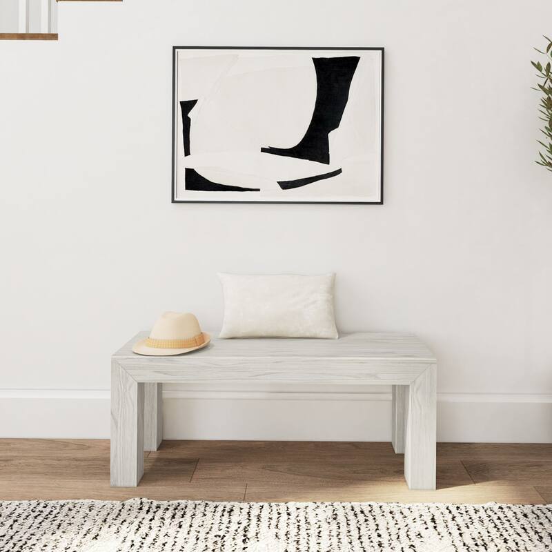 Plank and Beam Modern Dining Bench for 60" Table - 49"