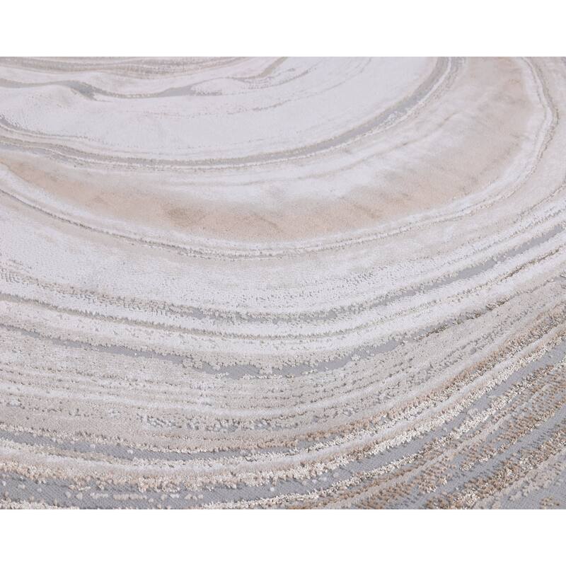 Nevada Collection Abstract Marble Area Rug