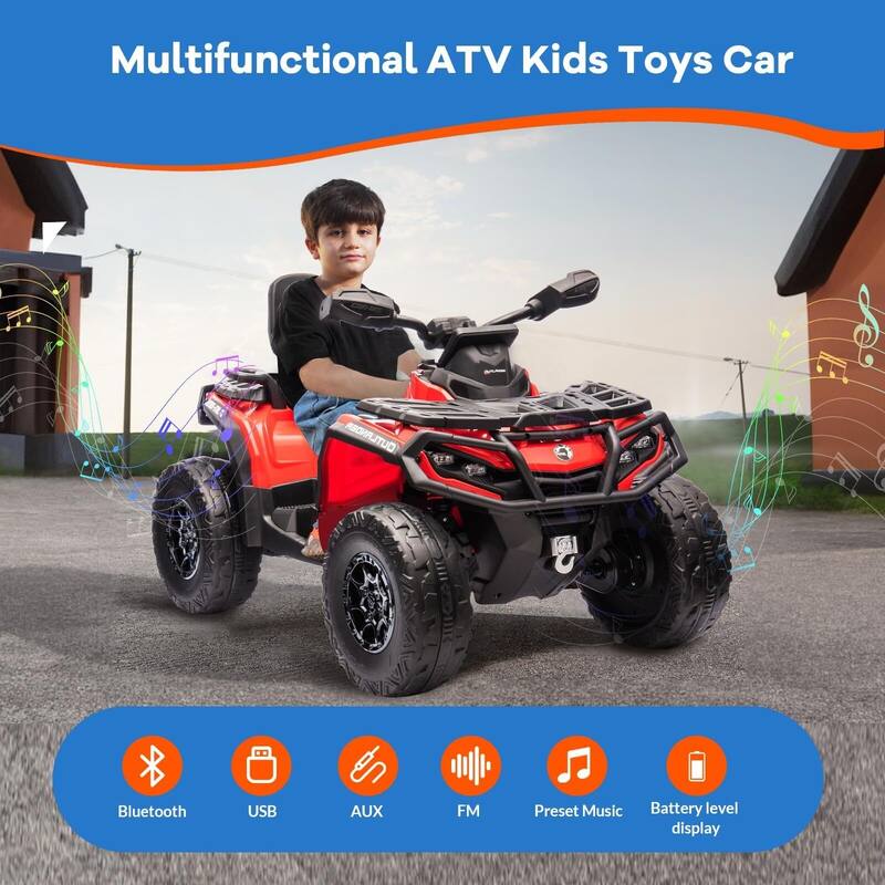 2 Seater Ride On ATV for Kids