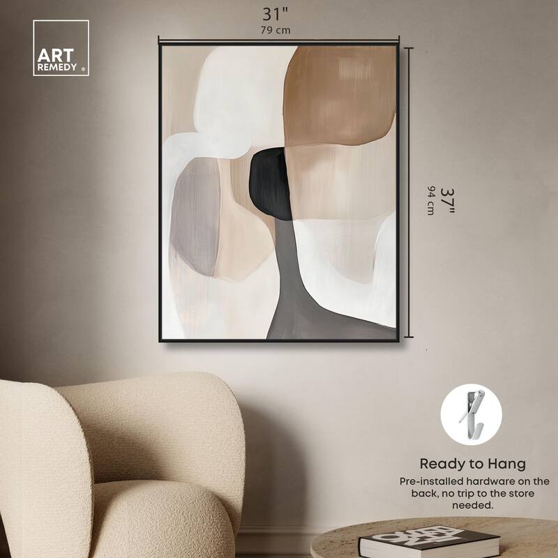 Curvilinear Composition II Canvas by Art Remedy