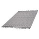 preview thumbnail 2 of 6, LOOM & LUXE Collection Grey/White/Geometric Indoor/Outdoor Area Rug