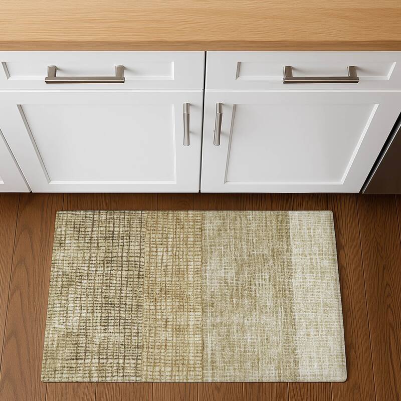 Premium Washable Super Soft Modern Ombre Mayfield Rug - 1'8" x 2'6" - Brown